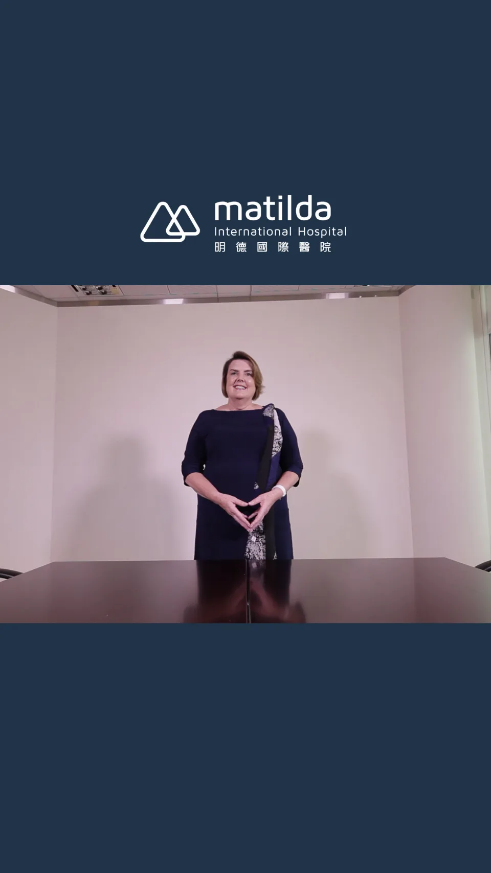 Linda Burgoyne Chief Executive Officer Matilda International Hospital Hong Kong
